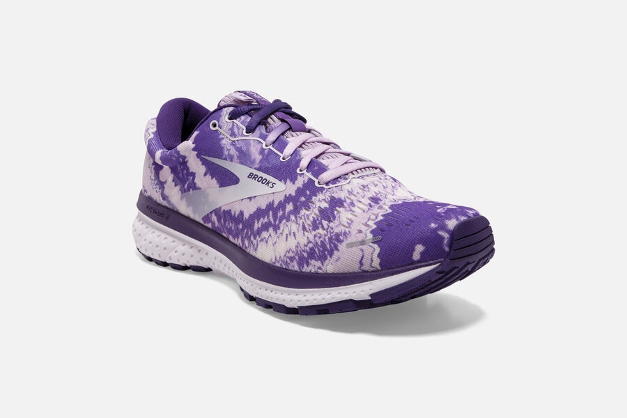 Ghost 13 Road Brooks Running Shoes NZ Womens - Purple/Silver/Black - BTYNJZ-254